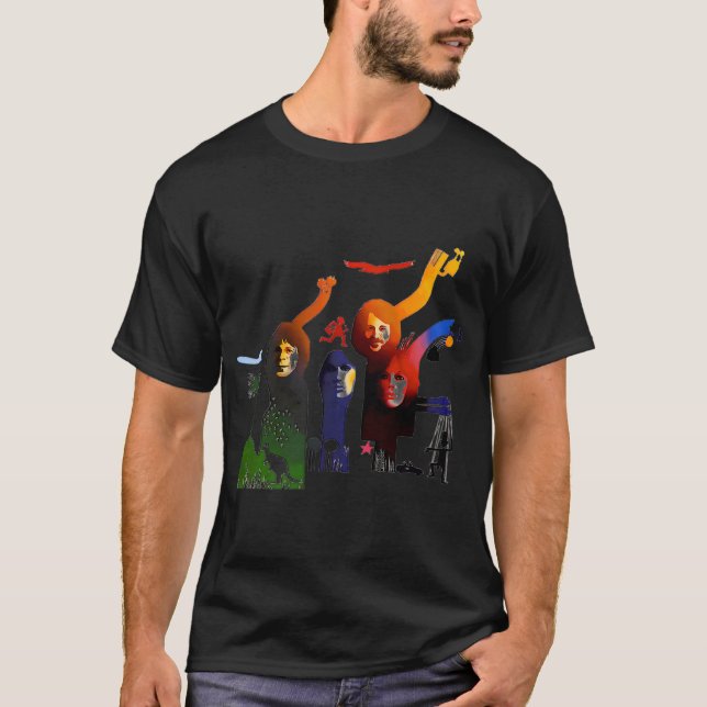 Farbporträt-Aba T-Shirt (Vorderseite)