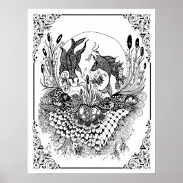 Farbposter "MrsDee's Fish Bowl" Poster