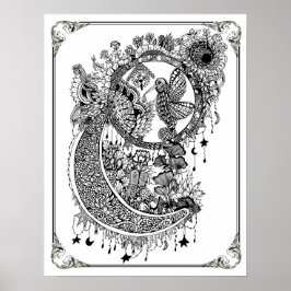 Farbposter "MrsDee's Hummingbird Nectar" Poster