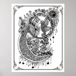 Farbposter "MrsDee's Hummingbird Nectar" Poster