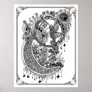 Farbposter "MrsDee's Hummingbird Nectar" Poster