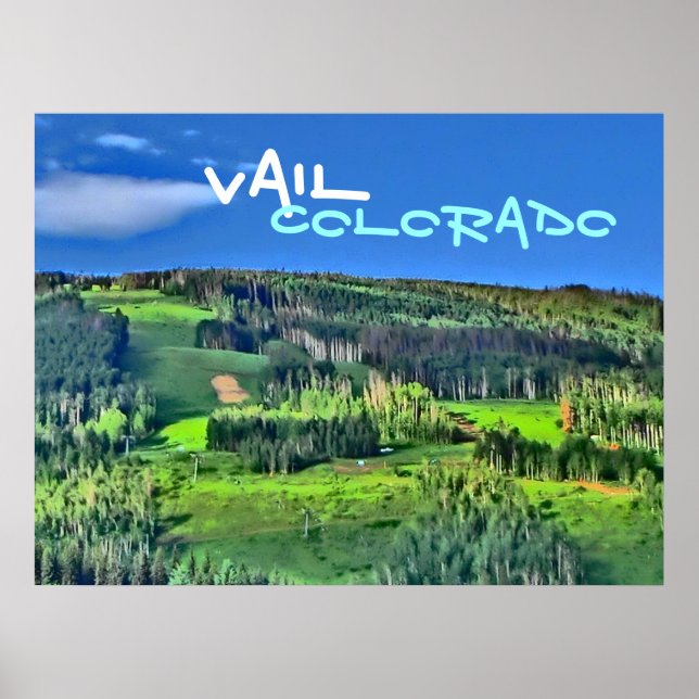 Farbposter Vail Colorado Poster (Vorne)