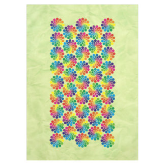 Farbpunktkreismuster + Ihr Hintergrund Tischdecke