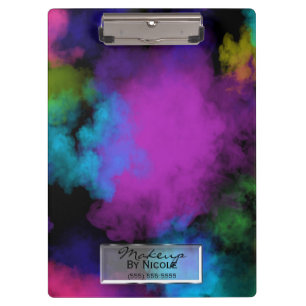 Farbpuppen Gold Makeuyes Lashes Personalisiert Klemmbrett