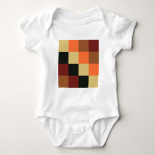 Farbquadrate Baby Strampler