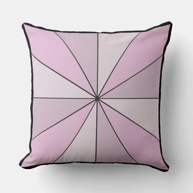 Farbrad 2 in 1 rosa Gelb Kissen (Vorderseite)