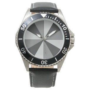 Farbrad grau armbanduhr
