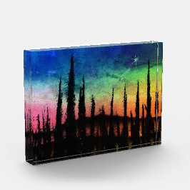 Farbrad-Himmel Fotoblock