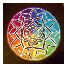 Farbrad Mandala Poster