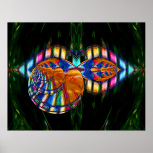 Farbrad-Plakat Poster