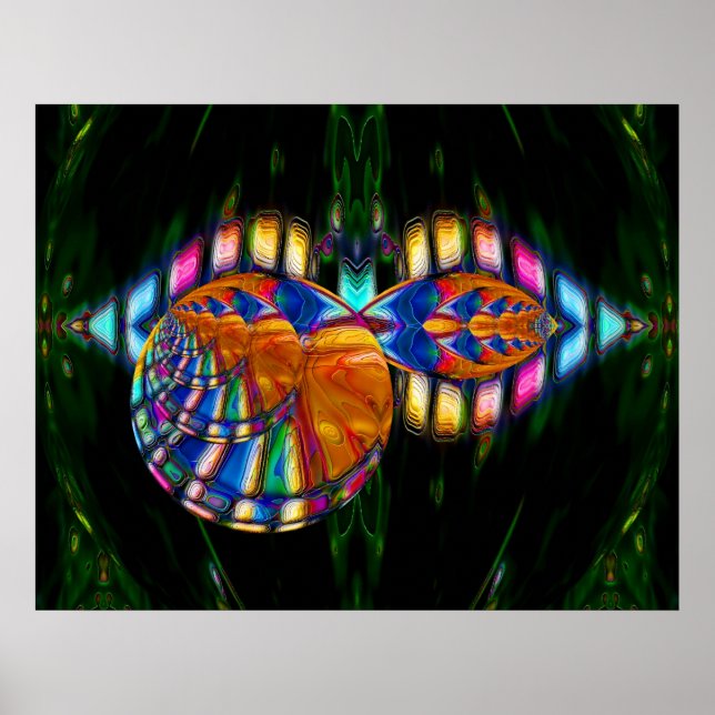 Farbrad-Plakat Poster (Vorne)