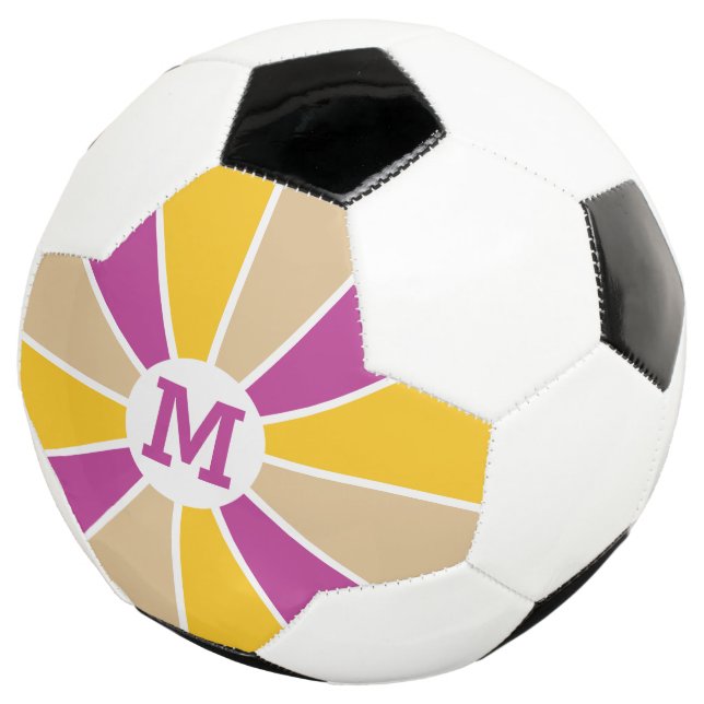Farbrad / Rays custom monogram soccer ball (Dreiviertel)