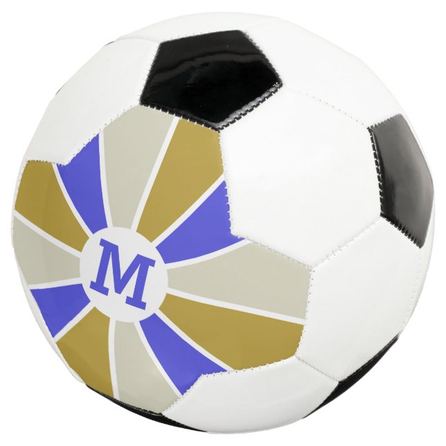 Farbrad / Rays custom monogram soccer ball (Dreiviertel)