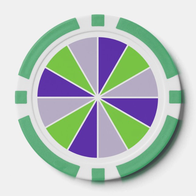 Farbrad / Rays Custom Poker Chips (Vorderseite)