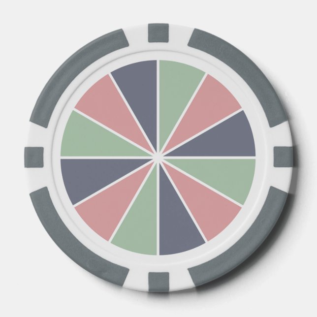 Farbrad / Rays Custom Poker Chips (Vorderseite)
