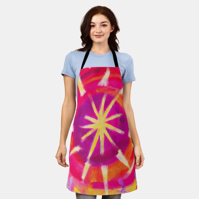 Farbrad Schürze (Getragen)