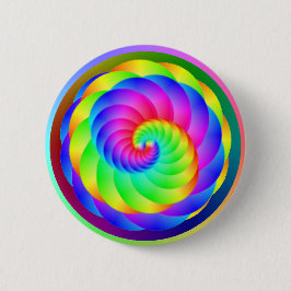 Farbrad-Spiralen-Knopf Button