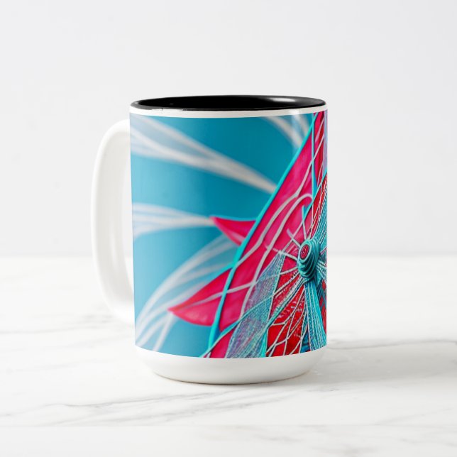 Farbrad Zweifarbige Tasse (Vorderseite Links)