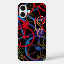Farbräder schwarz iPhone 16 plus hülle