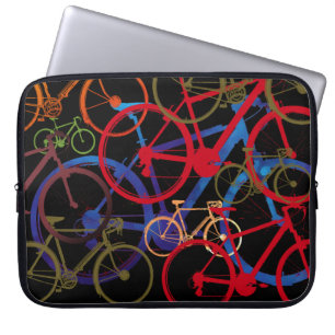 Farbräder schwarz laptopschutzhülle