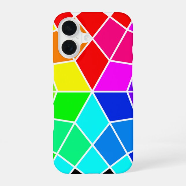 Farbradstern - iPhone 16 hülle (Rückseite)