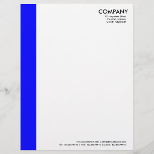Farbrand - Blau Briefkopf