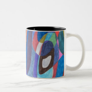 Farbrauschen, Abstrakte Tasse der Kunst