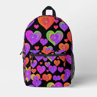 Farbrauschen Druckknopfbeutel Bedruckter Rucksack