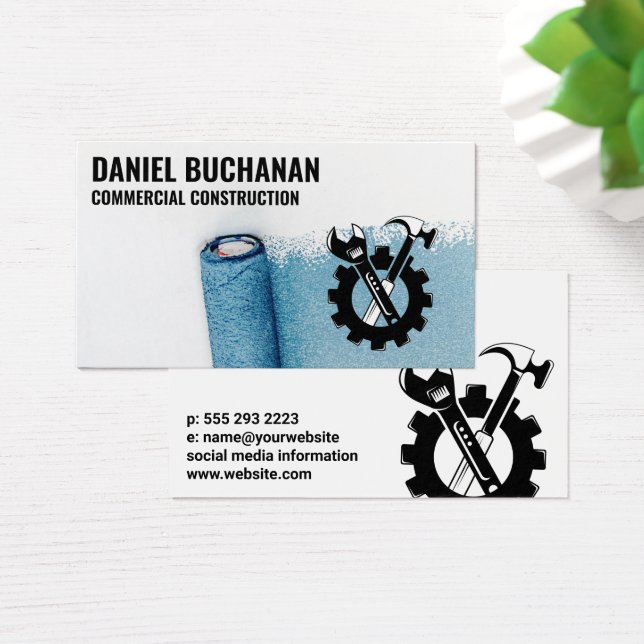 Farbroller Logo | Blue Collar Werkzeuge  (Schreibtisch)
