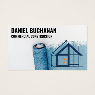 Farbroller-Logo Home Blue Print-Logo