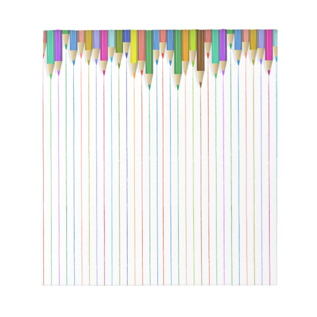 Farbrotes Papier Notizblock (Vorderseite)