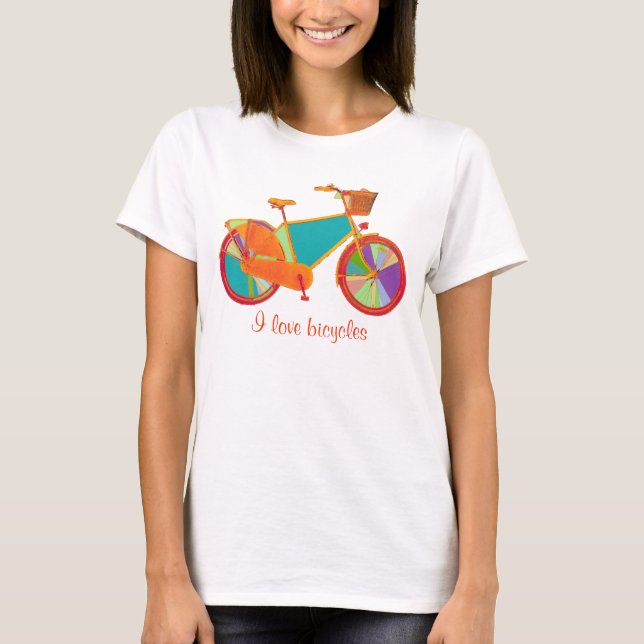 Farbrücklaufrad T-Shirt (Vorderseite)