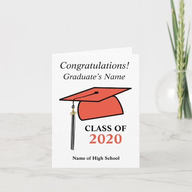 Farbschicht 2020, Foto & High School Ankündigung (Vorderseite)