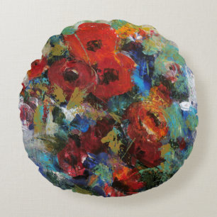 Farbschicht II Rundes Kissen