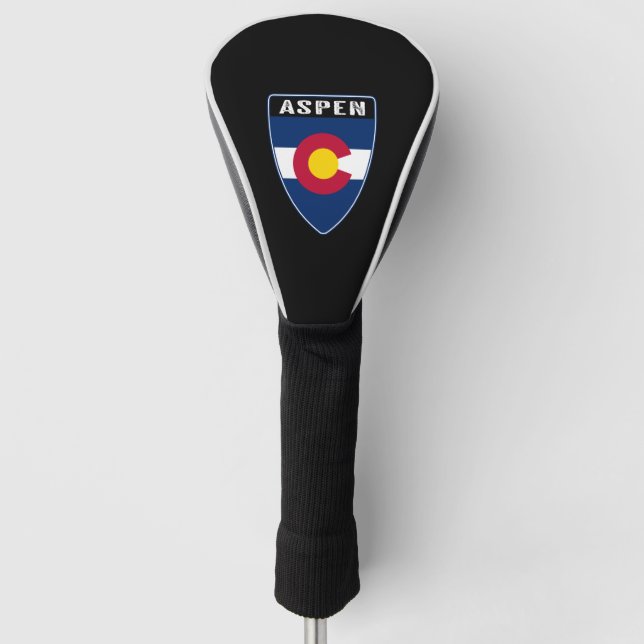 Farbschild Golf Headcover (Vorderseite)