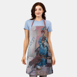 Farbschimmer, sehr weich wie Monet Malerei Schürze