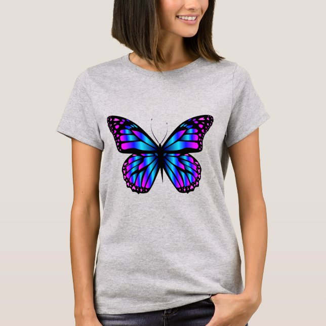 Farbschmetterling T-Shirt (Vorderseite)