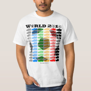Farbschuh-T - Shirt 2 der Weltmeisterschaft-2010