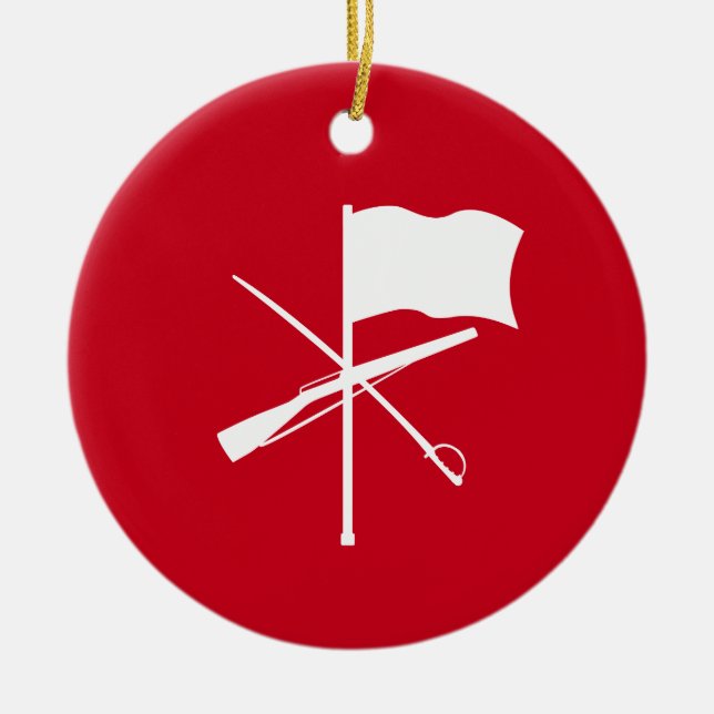 Farbschutz-Verzierung Keramik Ornament (Vorne)