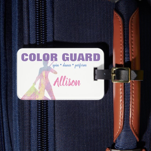 Farbschutztanz des Spiegels führt das Flag aus | G Gepäckanhänger (Vorderseite Insitu 4)