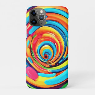 Farbschwirren im psychedelischen Tunnel Case-Mate iPhone Hülle