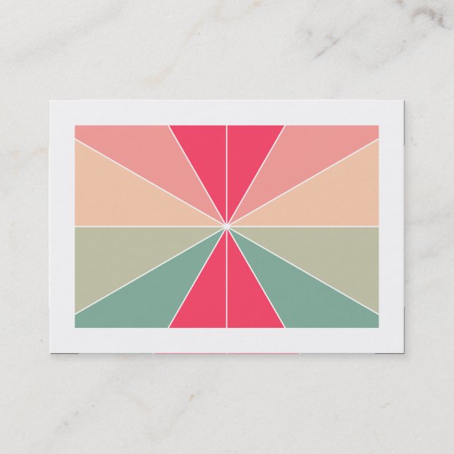 Farbsegmente 03 (begrenzt) visitenkarte (Vorderseite)