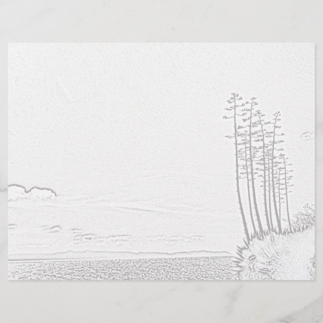 Farbseite - Jahrhunderte Pflanze über den Ozean (Vorderseite)