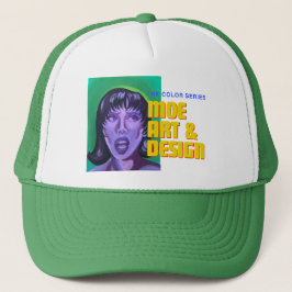 Farbserie - Lila LKW-Hut Truckerkappe