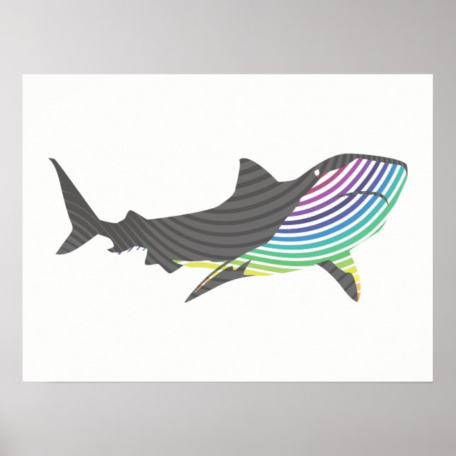 FarbShark Swirl Poster (Vorne)