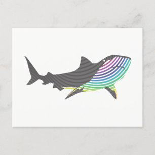 FarbShark Swirl Postkarte