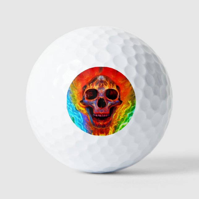 Farbskultur Golfball (Vorderseite)
