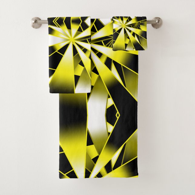 Farbspektive der Hummel Zeichnend Badhandtuch Set (Insitu)