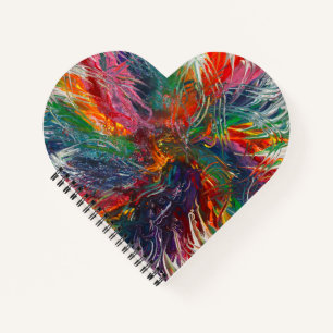 Farbspektrum Pinrad Notizbuch