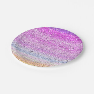 Farbspektrum-Schein-Effekt Pappteller